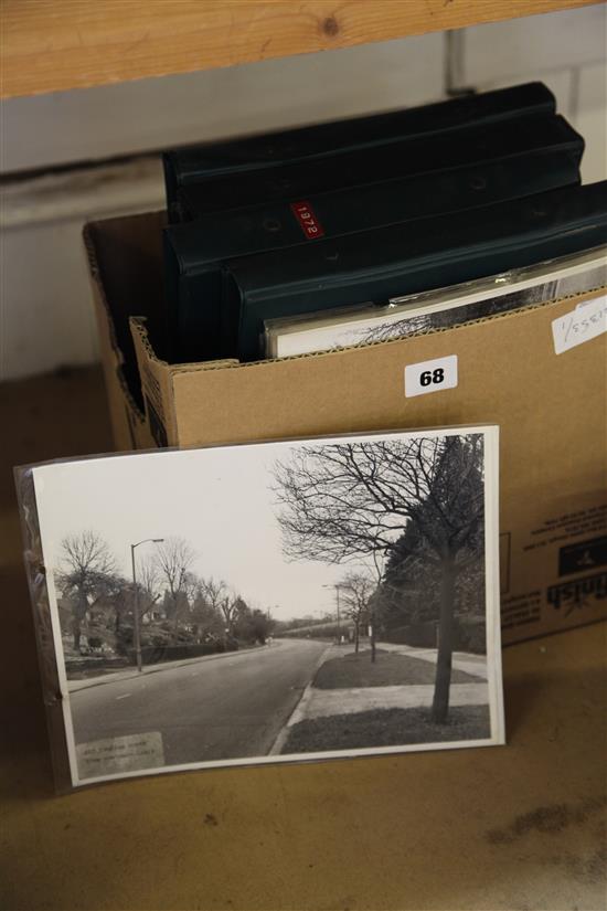 Collection of photos recording The  construction of M23 & A23, 1972